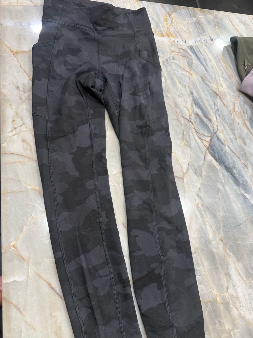 Lululemon Black Camo Performance Pants
